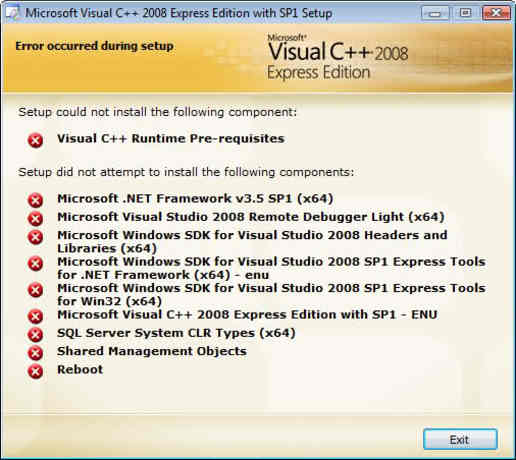 visual c 2008 express edition